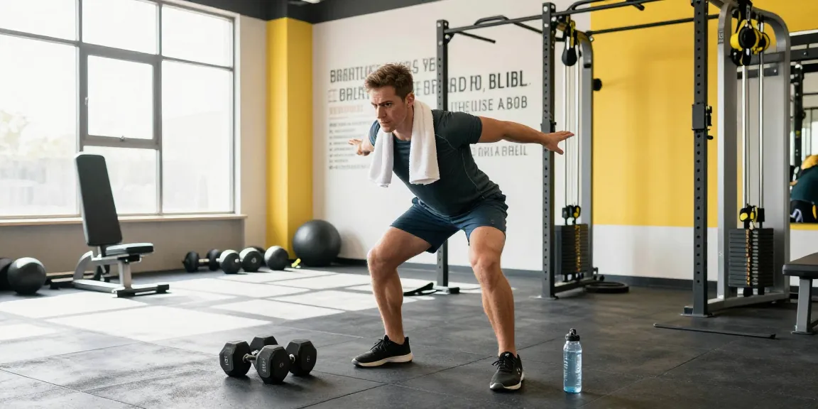 Active workout scene at Steroide Boutique showcasing athletic strength training in a modern gym.