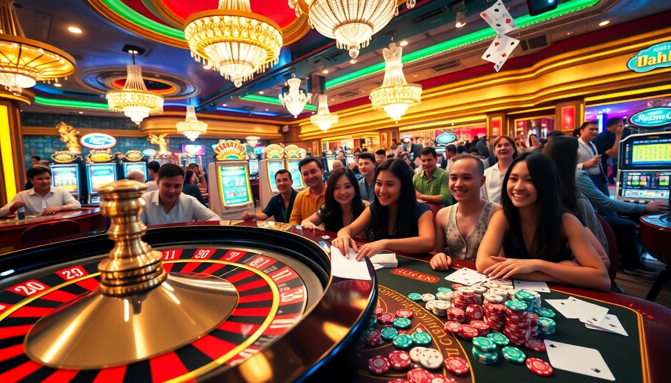 Experience the excitement of u888 one as gamblers engage passionately at a luxury casino table.