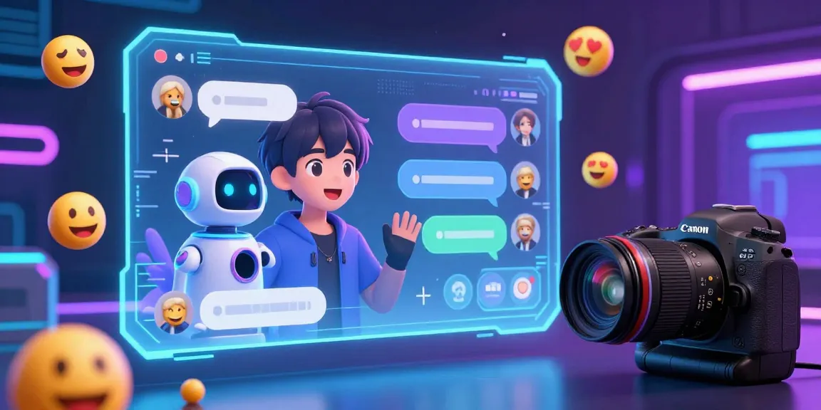Engaging AI hentai chat with an animated character in a vibrant digital setting