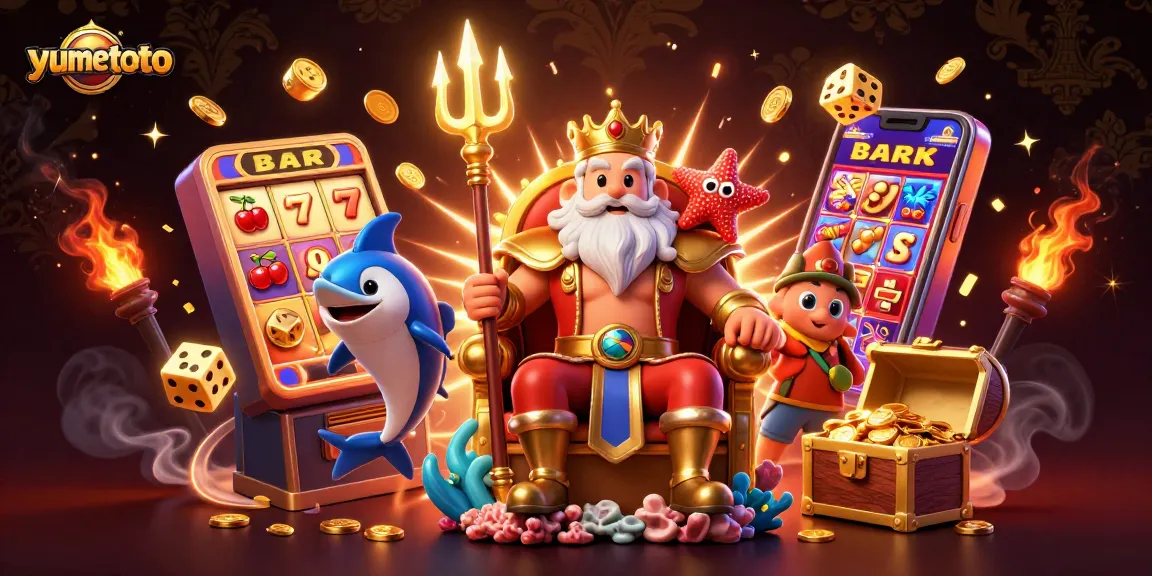 Spin the reels and win big with yumetoto in a vibrant casino scene full of exciting elements.