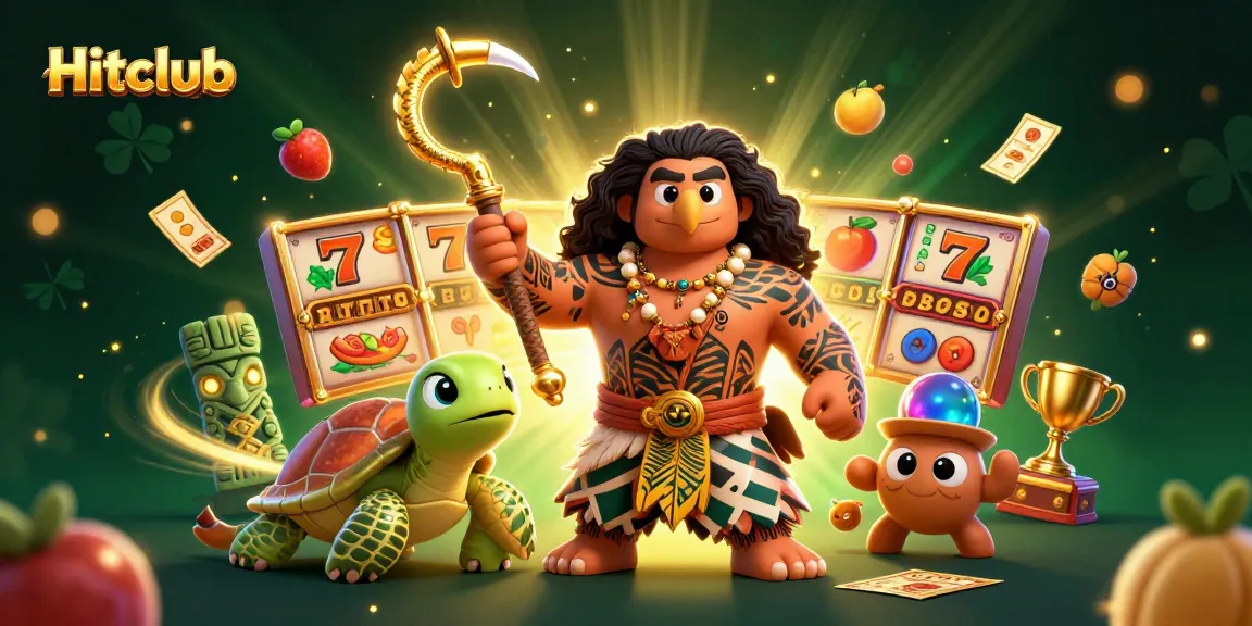 Immerse in Hitclub's exciting world of jackpots with vibrant slot reels and a winning atmosphere.