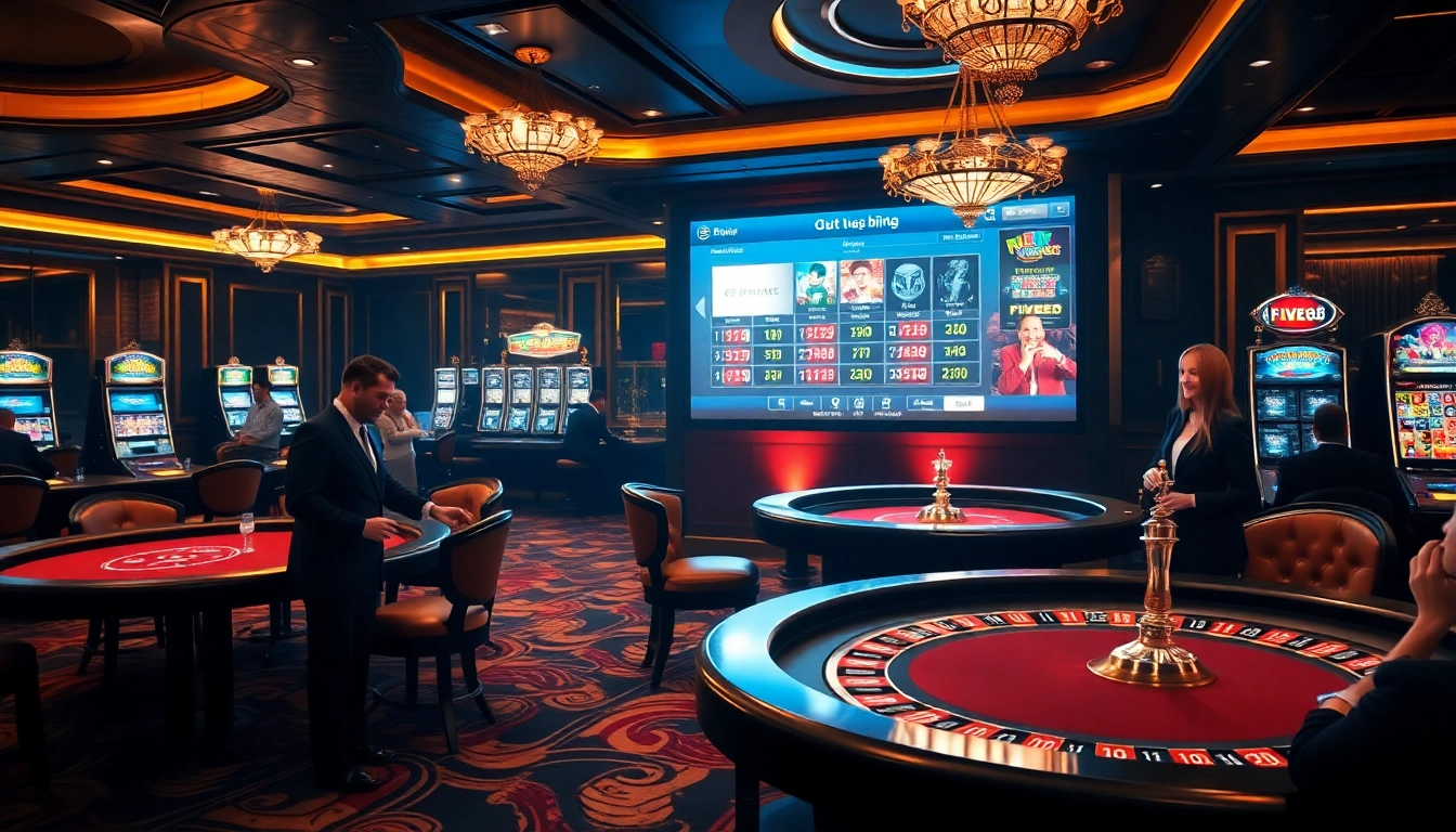 Experience the excitement of FIVE88 with luxury casino games and vibrant interactions.