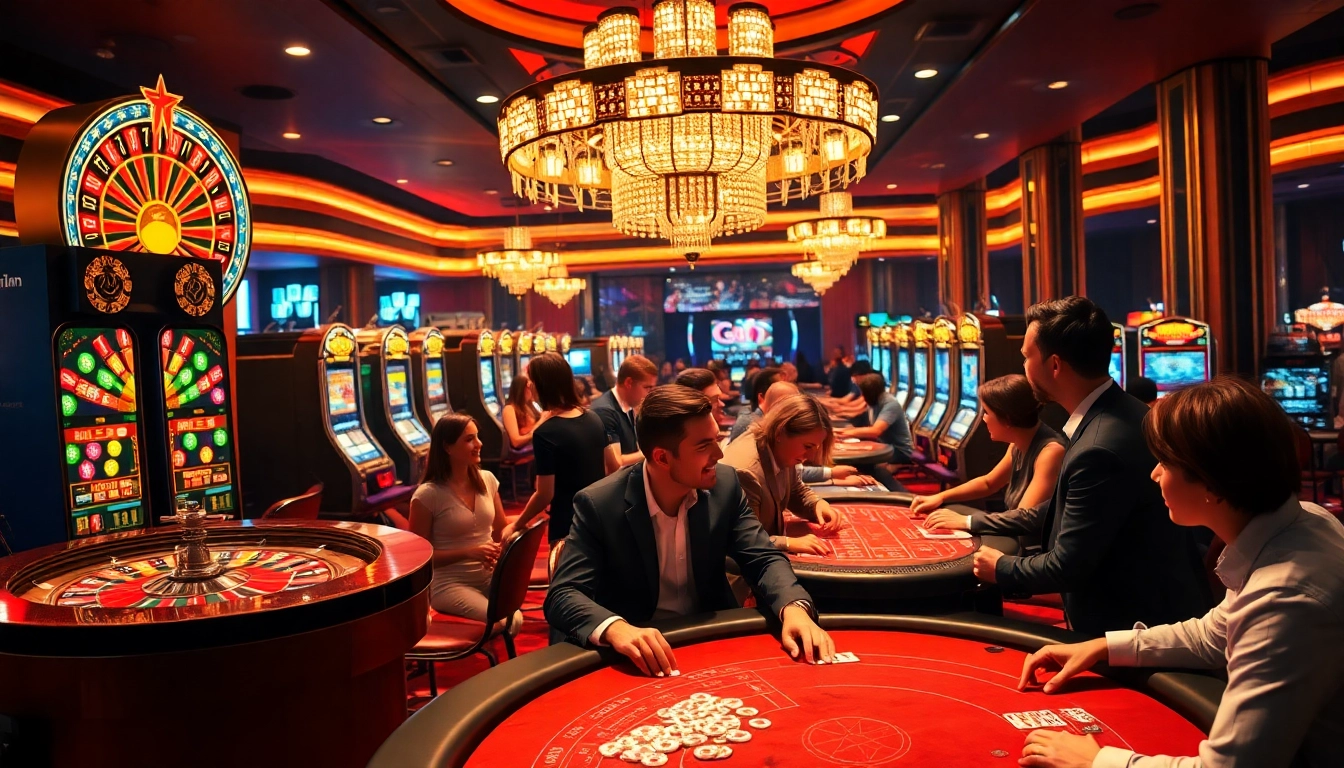 Experience thrilling gameplay at ggwin with vibrant casino tables and interactive dealers.