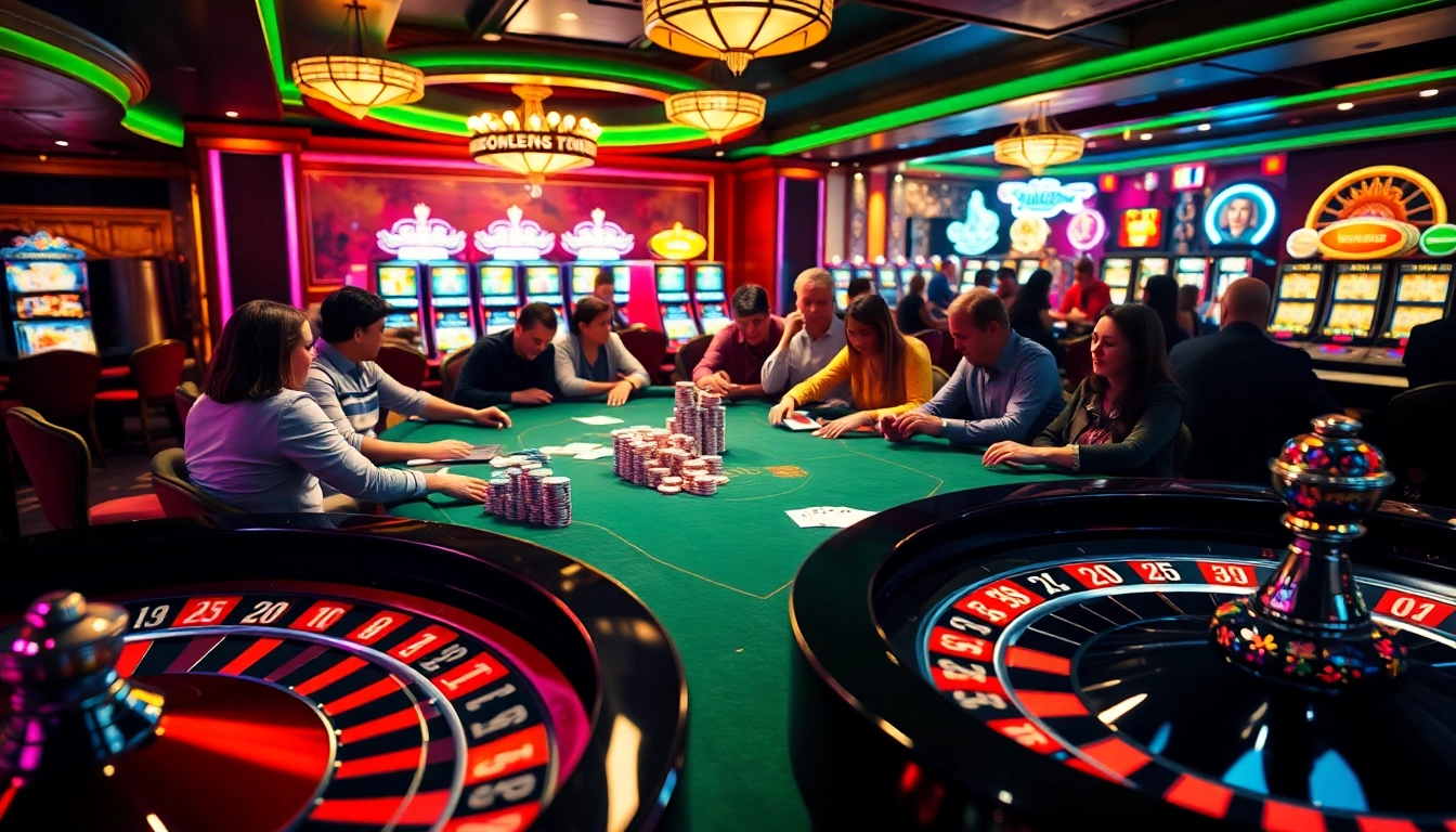 Experience vibrant gambling action at https://luongsontv23.com/ with lively poker tables and colorful slots.
