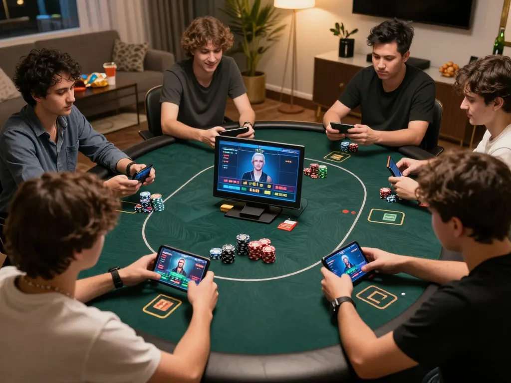 Players engaged in a thrilling online poker game on UU 88 platform with vibrant visuals and strategic gameplay.