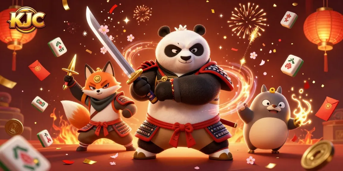 KJC players winning big with unique samurai and ninja-themed casino fun.