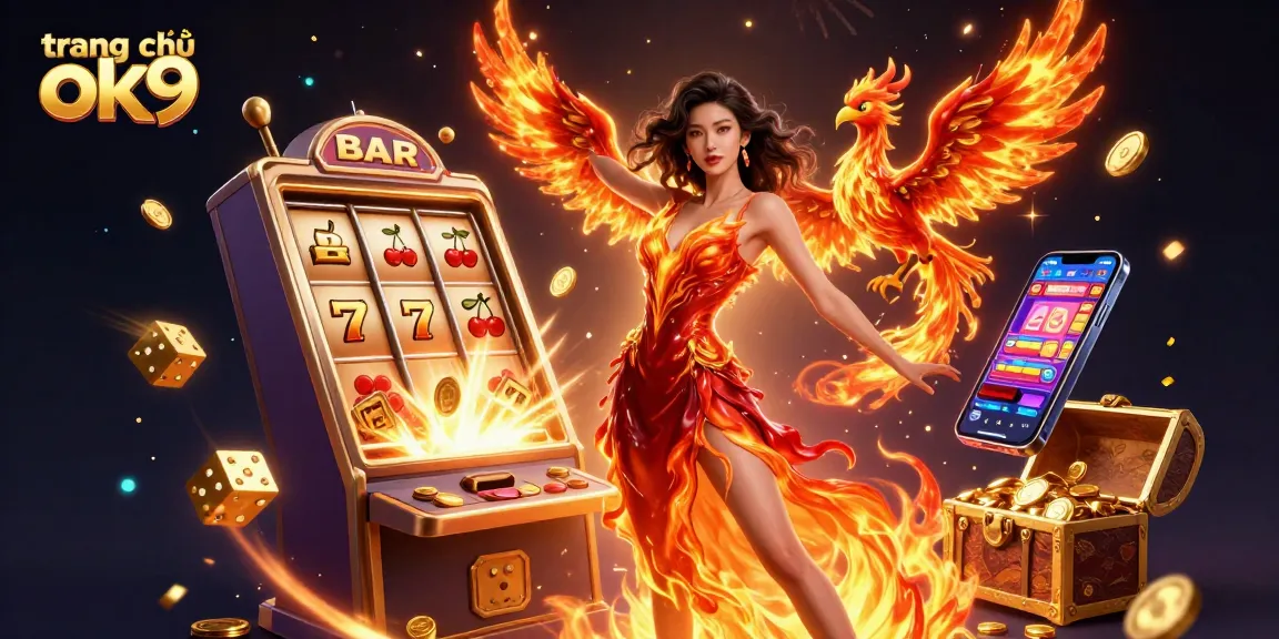Experience the excitement of gameplay at trang chủ ok9 with this elaborate 3D casino illustration featuring dynamic gaming elements.