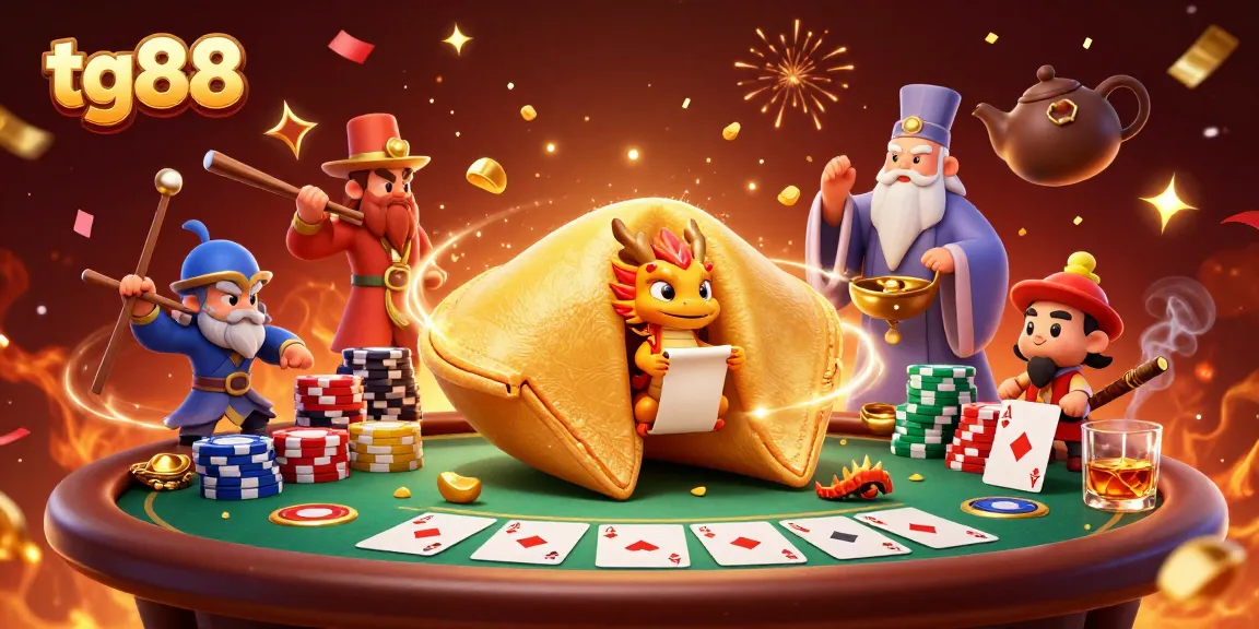 Experience the thrilling excitement of tg88 with dragon guardians and golden treasures at a vibrant gambling scene.